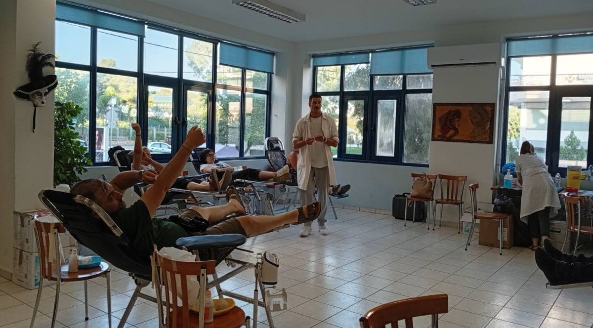 Με επιτυχία ολοκληρώθηκε η έκτακτη εθελοντική αιμοδοσία στον Δήμο Πετρούπολης