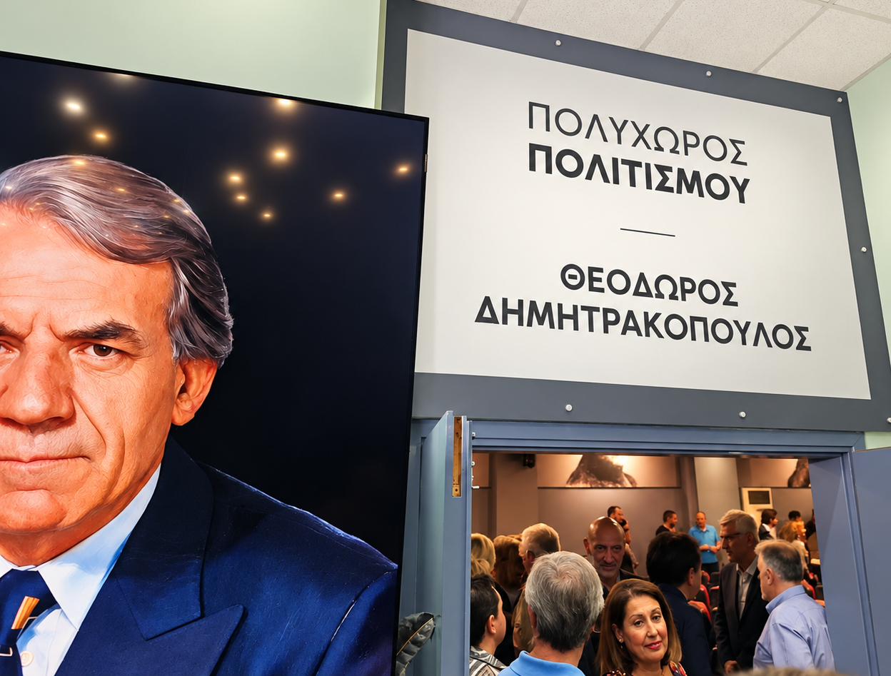 Ο Δήμαρχος Περιστερίου Ανδρέας Π. Παχατουρίδης τίμησε τον πρώην Δήμαρχο Θεόδωρο Δημητρακόπουλο, Περιστέρι