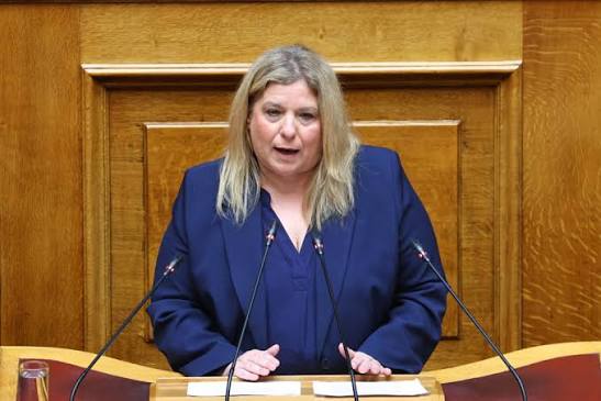 «Αλαζονεία χαρακτηρίζει την έκφραση «ή εμείς ή κανείς» του Αλέξη Τσίπρα», βουλευτής Δυτικής Αθήνας, Νέα Δημοκρατία, Μαρία Συρεγγέλα ,