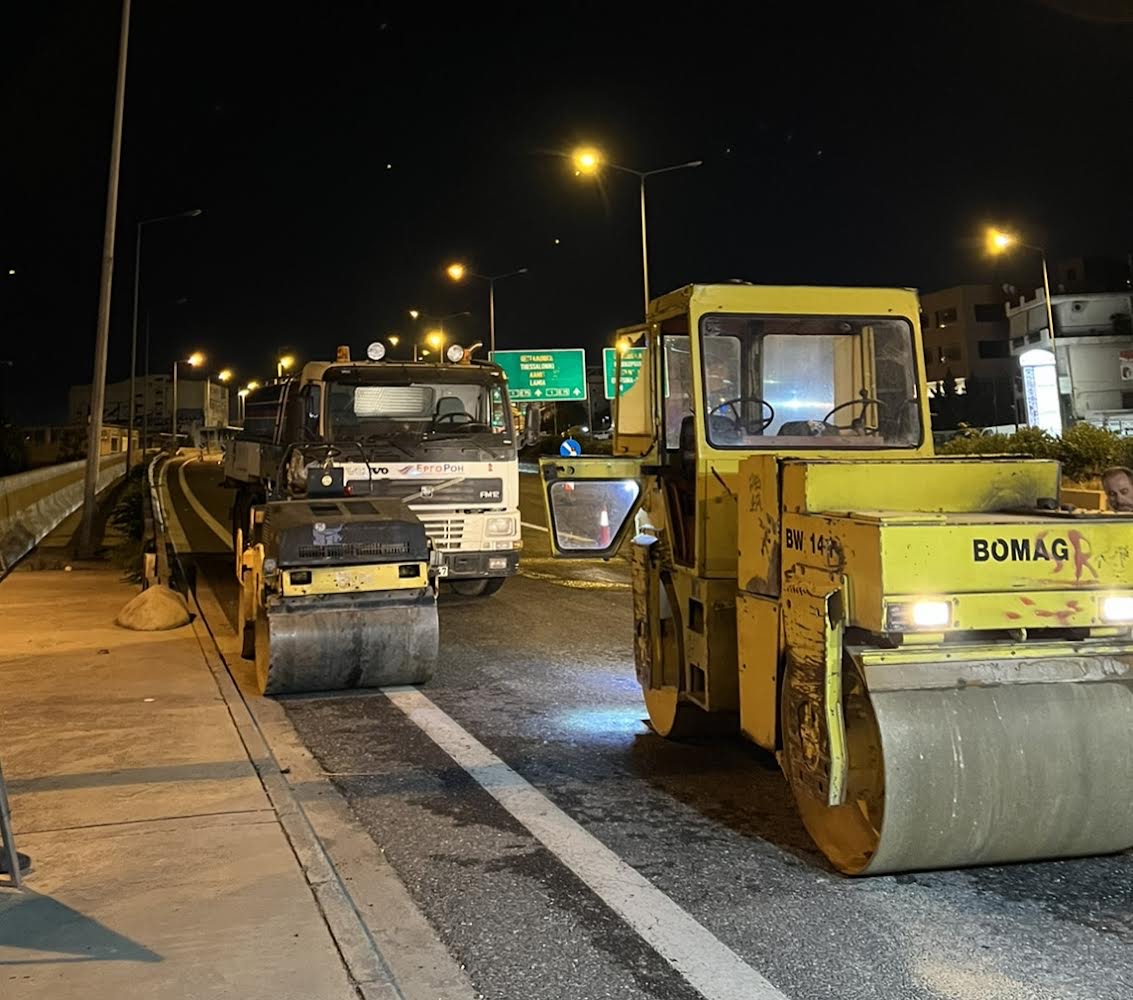  Ξεκίνησαν οι εργασίες ασφαλτόστρωσης στη Λεωφόρου Κηφισού από την Περιφέρεια Αττικής
