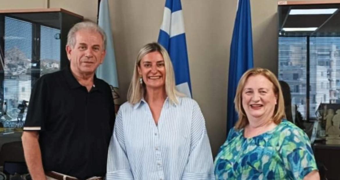 Συνεργασία για τη Δημόσια Υγεία: Επίσκεψη της Αν. Διοικήτριας του Γ.Ν. Δυτικής Αττικής στο Δημαρχείο Αιγάλεω