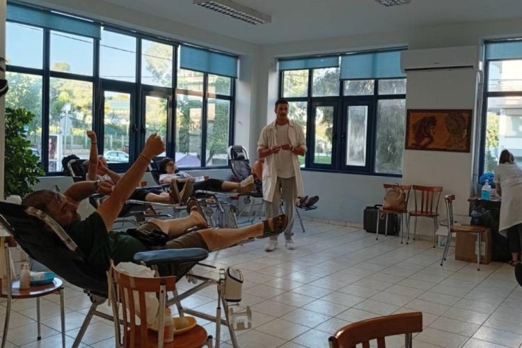 Με επιτυχία ολοκληρώθηκε η έκτακτη εθελοντική αιμοδοσία στον Δήμο Πετρούπολης