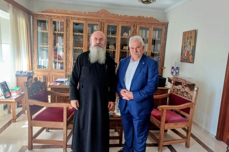 Επίσκεψη του Αντιπεριφερειάρχη Δυτικού Τομέα Αθηνών κ. Μπάμπη Αλεξανδράτου στον Σεβασμιότατο Μητροπολίτη Περιστερίου κ.κ. Γρηγόριο