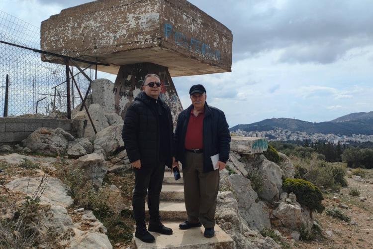 Ο Αντιπεριφερειάρχης κ. Μπάμπης Αλεξανδράτος στο Ποικίλο Όρος εν όψει της αντιπυρικής περιόδου