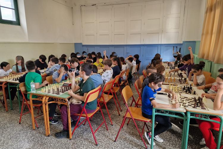 Με επιτυχία διεξήχθη το Σχολικό Πρωτάθλημα Σκάκι Περιστερίου 2024