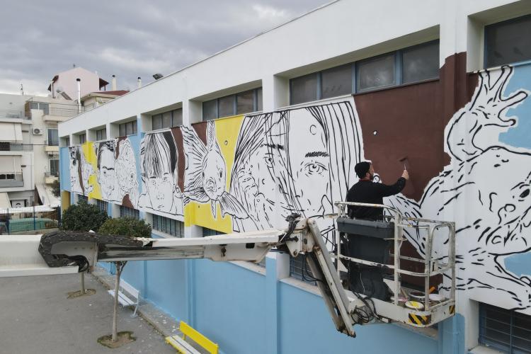 Περιστέρι: Πρόγραμμα “Ζωγραφίζοντας Σχολικά Κτίρια” της UrbanAct