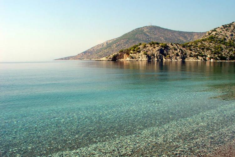ακατάλληλες για μπάνιο παραλίες, νότια της Αττικής