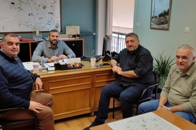  Η Δημοτική Αρχή συναντήθηκε με εκπροσώπους του Α.Σ. Άρης Πετρούπολης