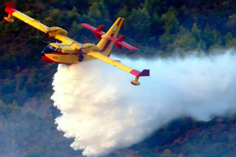 φωτιά στην Αλβανία, Canadair