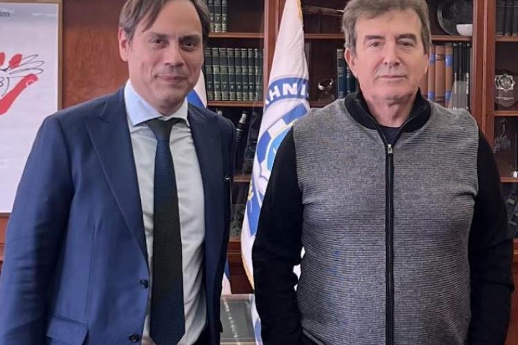 Συνάντηση Β. Ντηνιακού με τον Μιχάλη Χρυσοχοΐδη