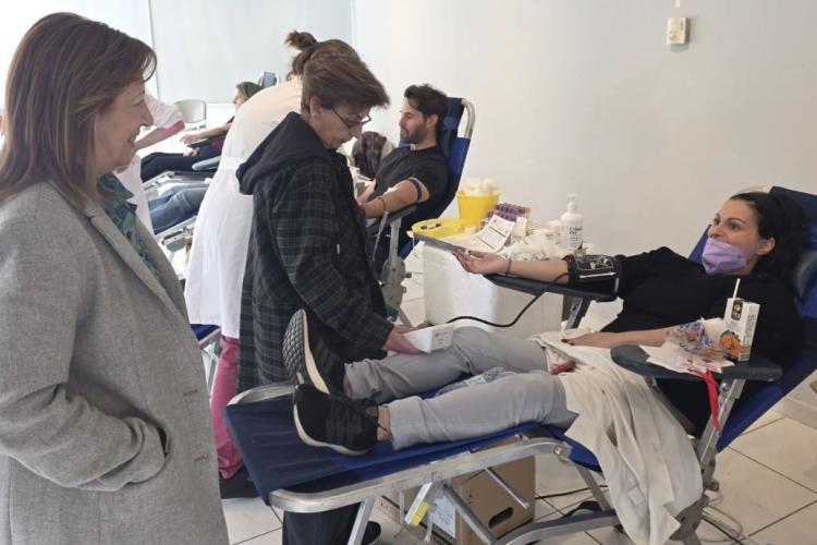 Μεγάλη ανταπόκριση στη 54η Εθελοντική Αιμοδοσία του Δήμου Περιστερίου