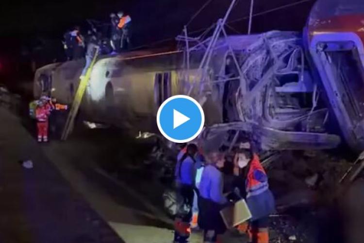 Δραματικό δυστύχημα στην Ισπανία-Σύγκρουση τρένων με νεκρούς και τραυματίες 