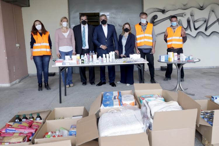 Περιφέρειας Αττικής με την Ισραηλιτική Κοινότητα Αθηνών για την αποστολή ανθρωπιστικής βοήθειας στον λαό της Ουκρανίας