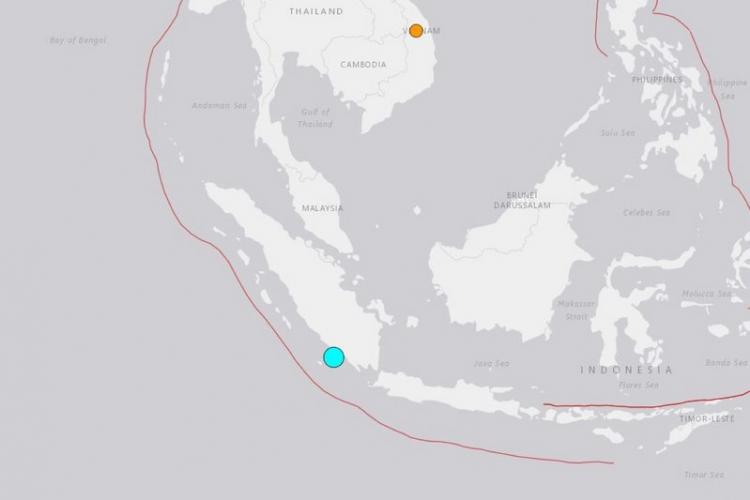 Σεισμός 7,1 Ρίχτερ στα ανοικτά της Σουμάτρας