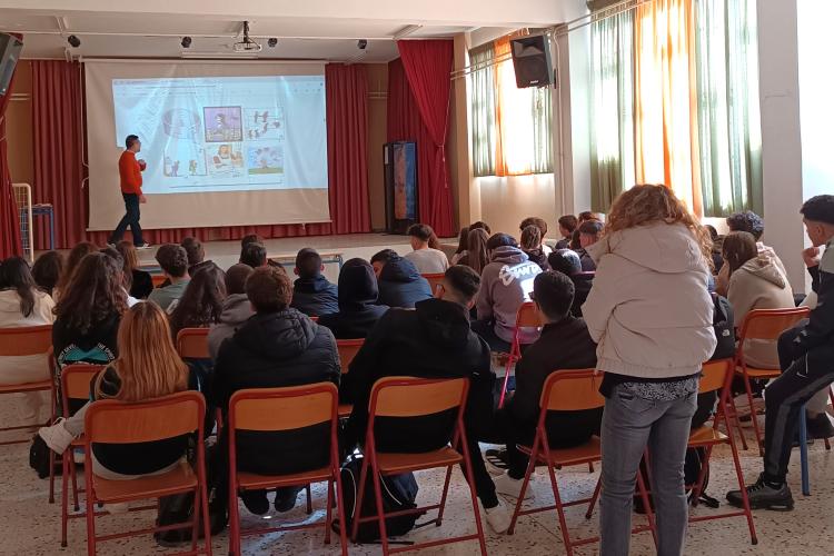 Δράση ευαισθητοποίησης του Συμβουλευτικού Κέντρου Γυναικών Δήμου Περιστερίου στο 9ο ΓΕΛ