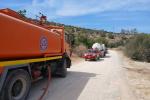 Ακόμα μία έγκαιρη κατάσβεση φωτιάς στο Ποικίλο, Πετρούπολη, πυροσβεστική