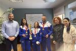   Ο Δήμαρχος Πετρούπολης υποδέχτηκε τις πρωταθλήτριες Π. Βρουλίτη & Σ. Πασσά